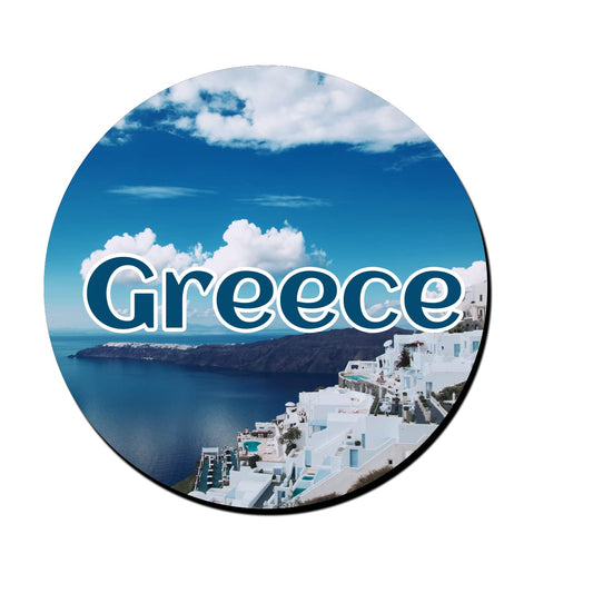 ShopTwiz Greece Pretty Decorative Large Fridge Magnet