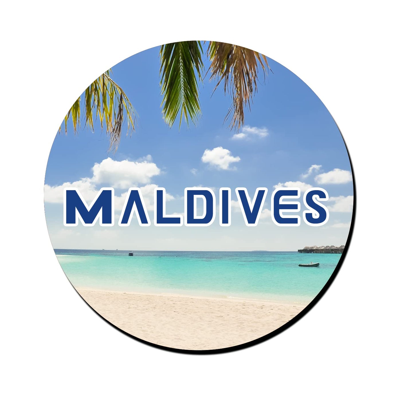 ShopTwiz Maldives Scenic Decorative Large Fridge Magnet