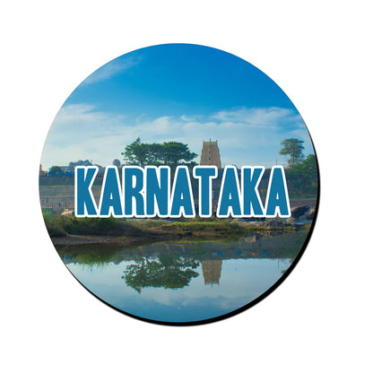 ShopTwiz Karnataka Beauty Decorative Large Fridge Magnet