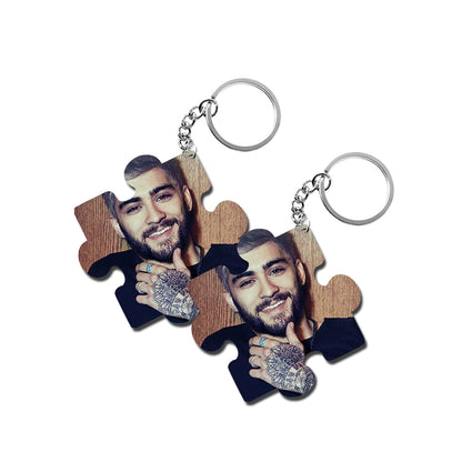 ShopTwiz Zayn Malik Wooden Puzzle Key Ring (Set of 2)