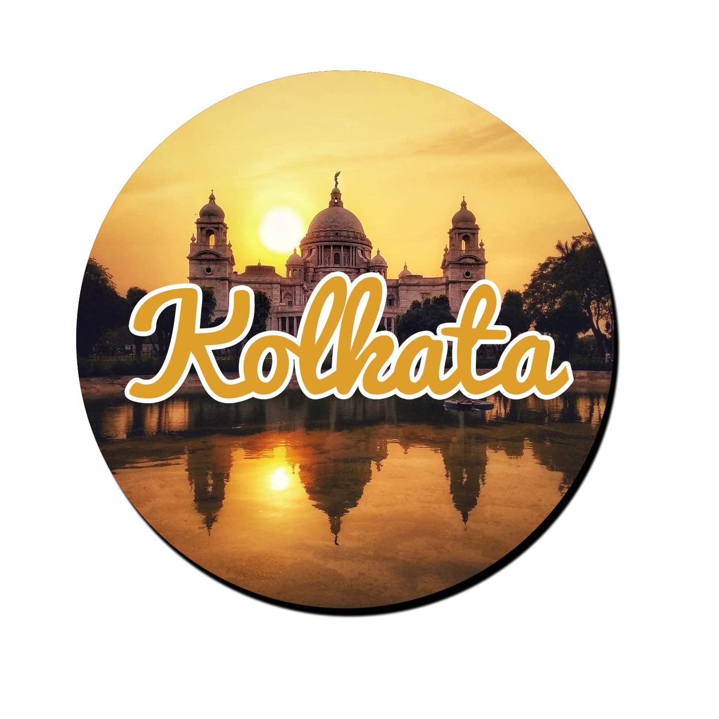 ShopTwiz Kolkata Travel Decorative Large Fridge Magnet