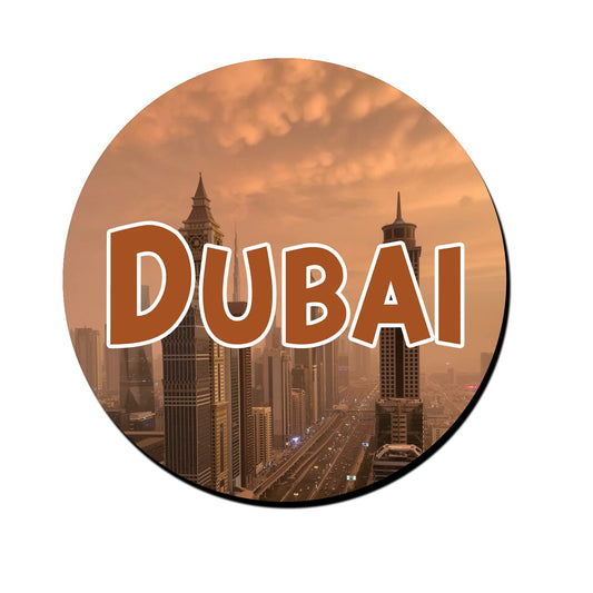 ShopTwiz Dubai Picture Decorative Large Fridge Magnet