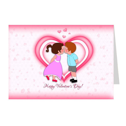 ShopTwiz Happy Valentines Day Printed Greeting Card