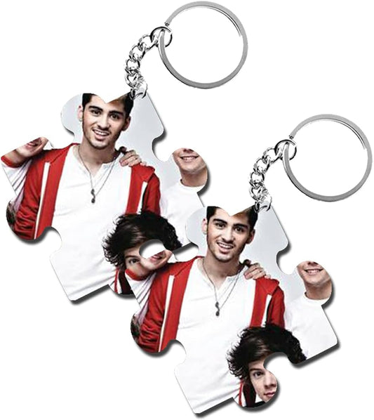 ShopTwiz One Direction Wooden Puzzle Key Ring (Set of 2)