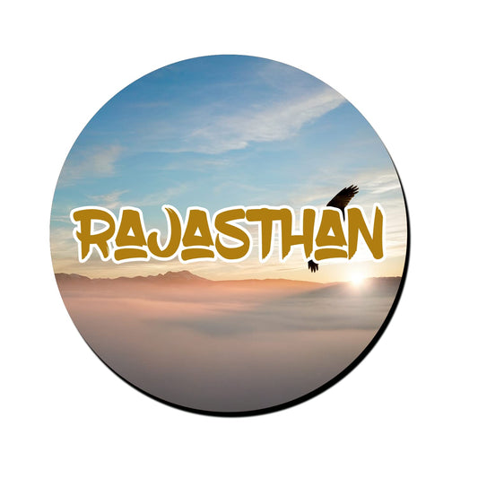 ShopTwiz Rajasthan City Decorative Large Fridge Magnet