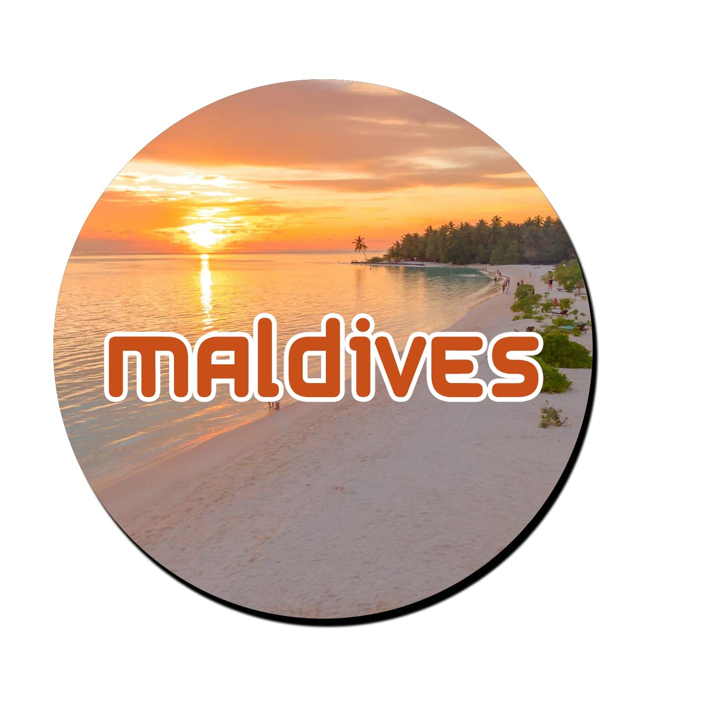 ShopTwiz Maldives Wonderful Decorative Large Fridge Magnet