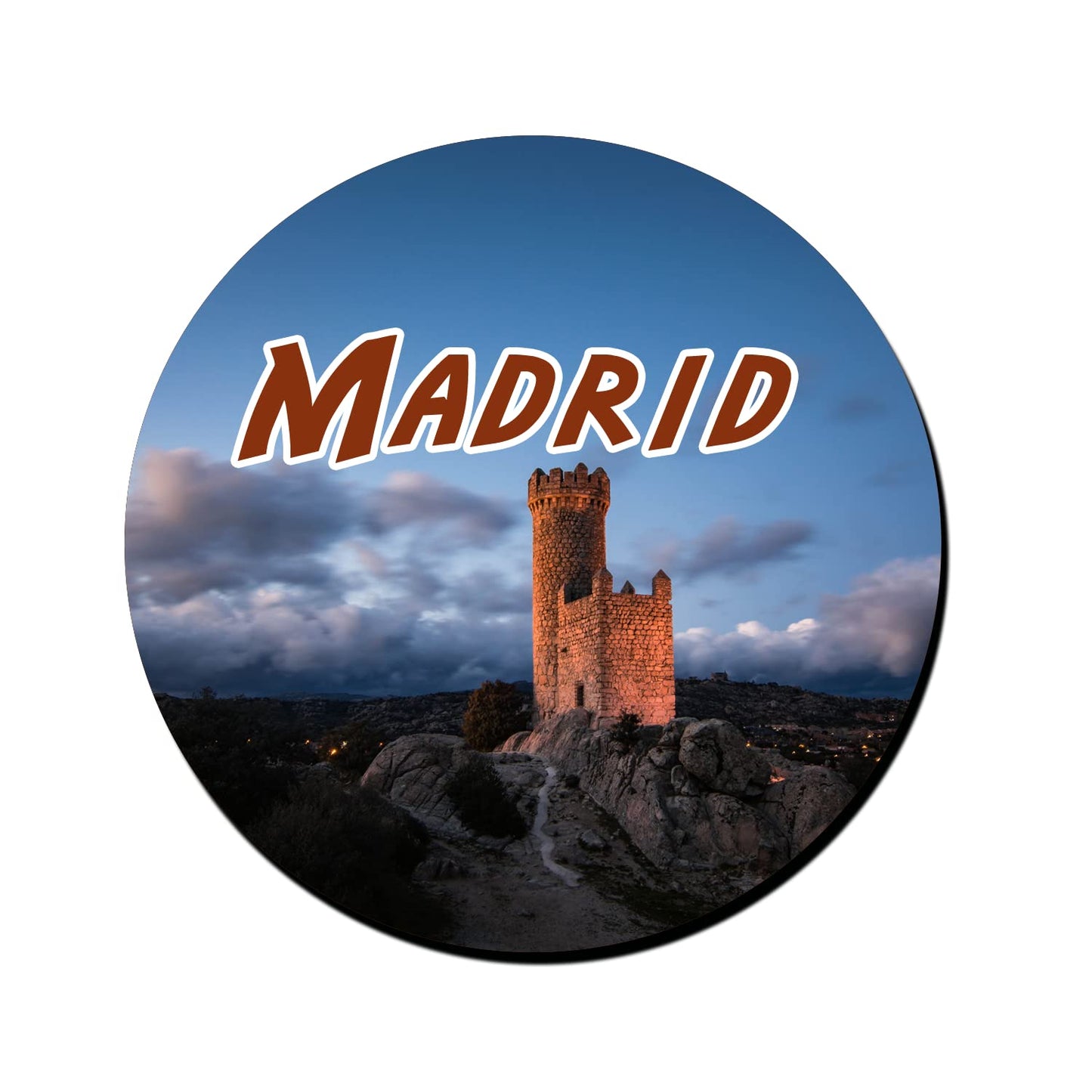 ShopTwiz Madrid Beautiful Decorative Large Fridge Magnet