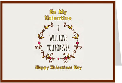 ShopTwiz Be My Valentine Printed Greeting Card