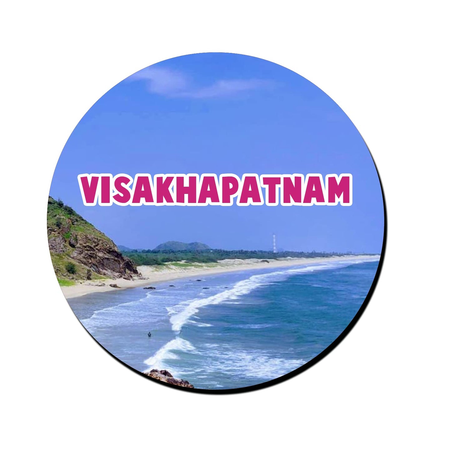 ShopTwiz Visakhapatnam Beauty Decorative Large Fridge Magnet