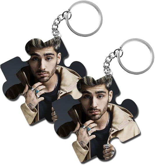 ShopTwiz Zayn Malik (Pillowtalk) Wooden Puzzle Key Ring (Set of 2)