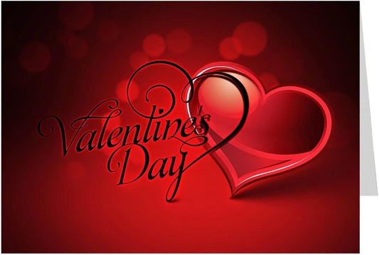 ShopTwiz Happy Valentines Day Printed Greeting Card