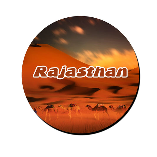 ShopTwiz Rajasthan View Decorative Large Fridge Magnet