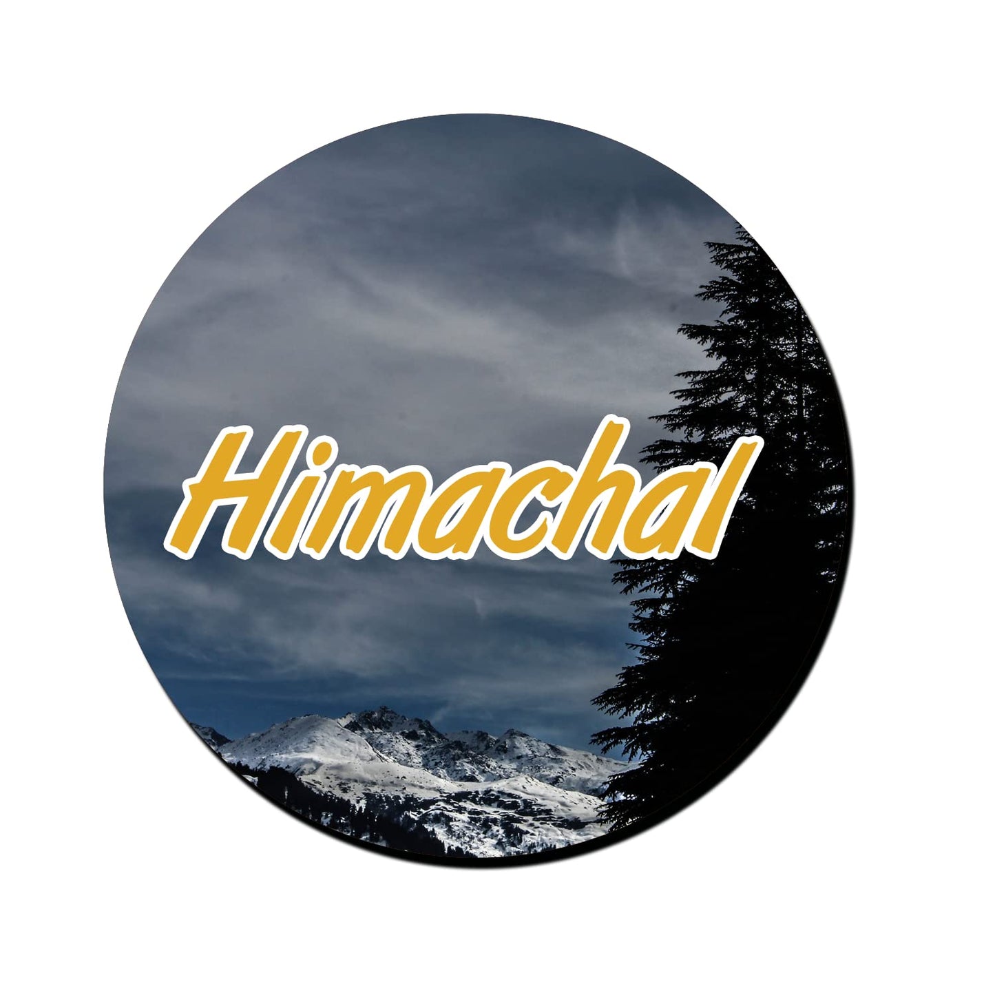 ShopTwiz Himachal Tour Decorative Large Fridge Magnet