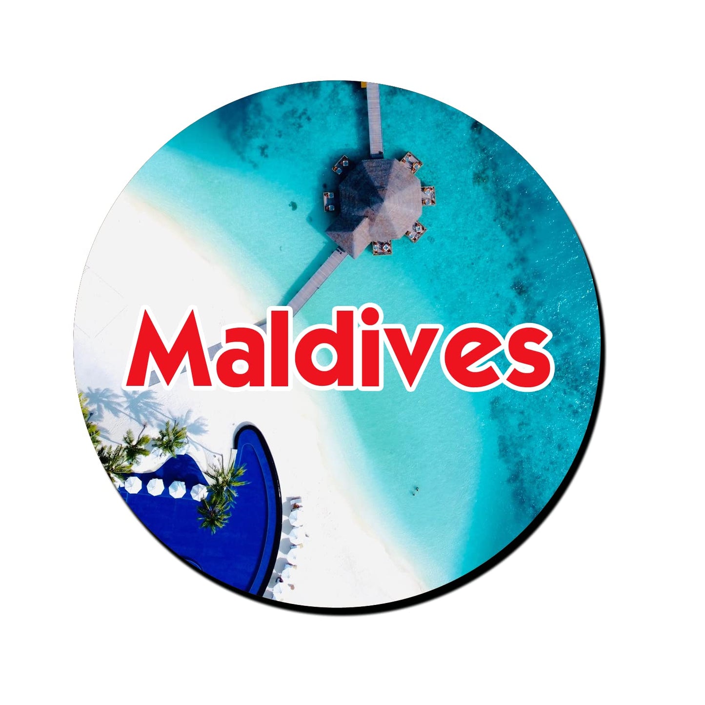 ShopTwiz Maldives Marvelous Decorative Large Fridge Magnet