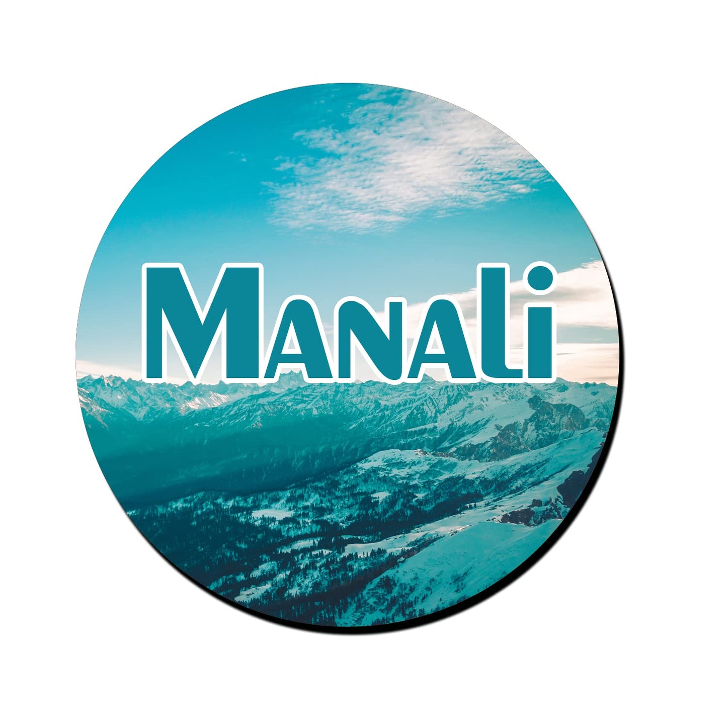 ShopTwiz Manali City Decorative Large Fridge Magnet