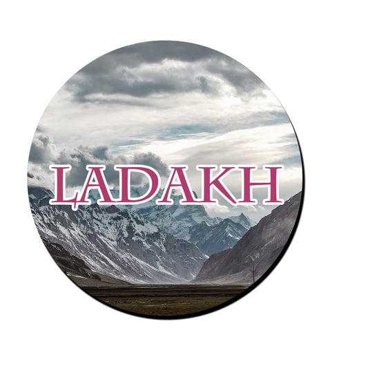 ShopTwiz Ladakh Travel Decorative Large Fridge Magnet