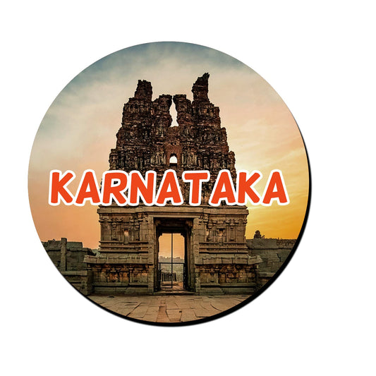 ShopTwiz Karnataka Scenery Decorative Large Fridge Magnet