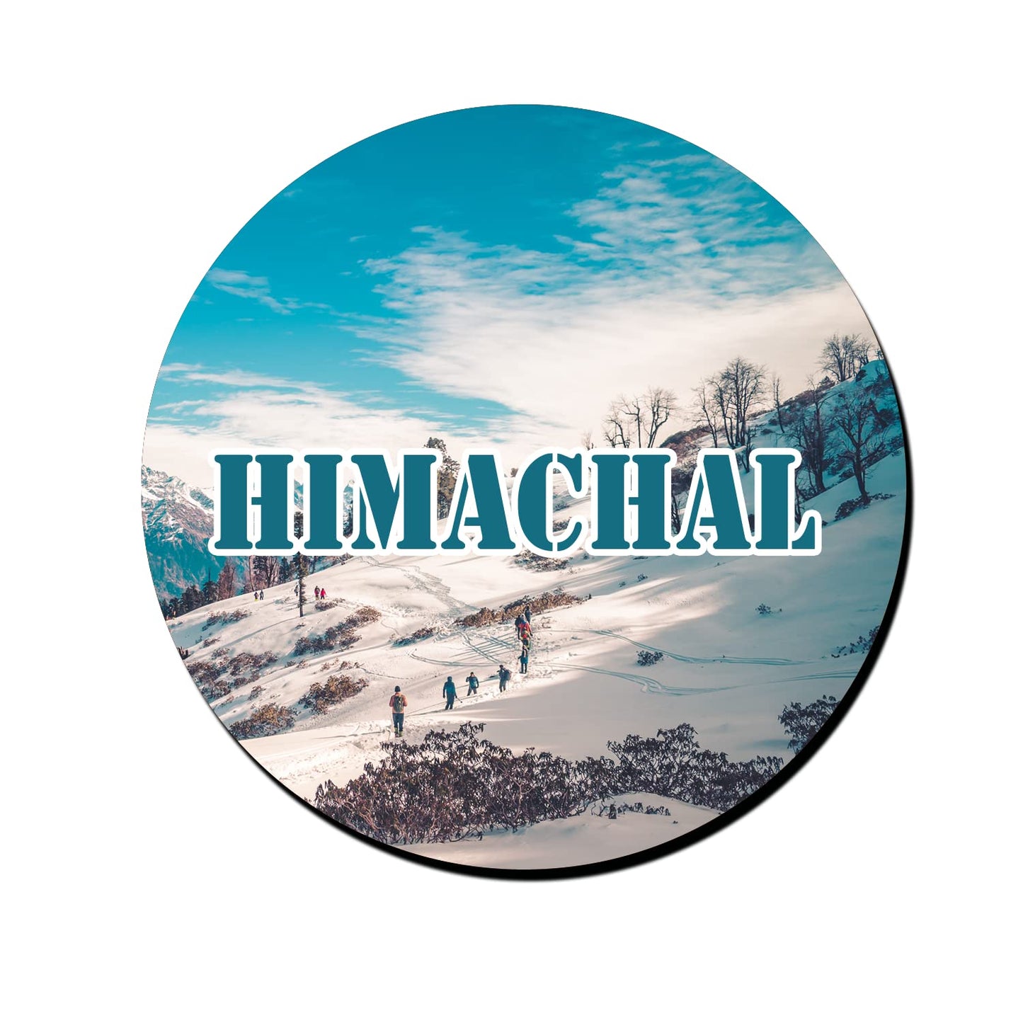 ShopTwiz Himachal Beautiful Decorative Large Fridge Magnet