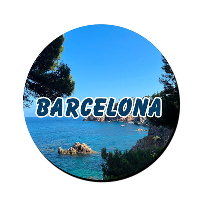 ShopTwiz Barcelona Alluring Decorative Large Fridge Magnet