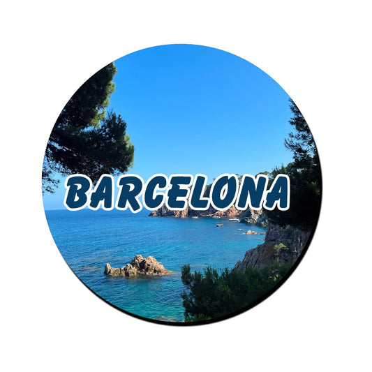 ShopTwiz Barcelona Alluring Decorative Large Fridge Magnet