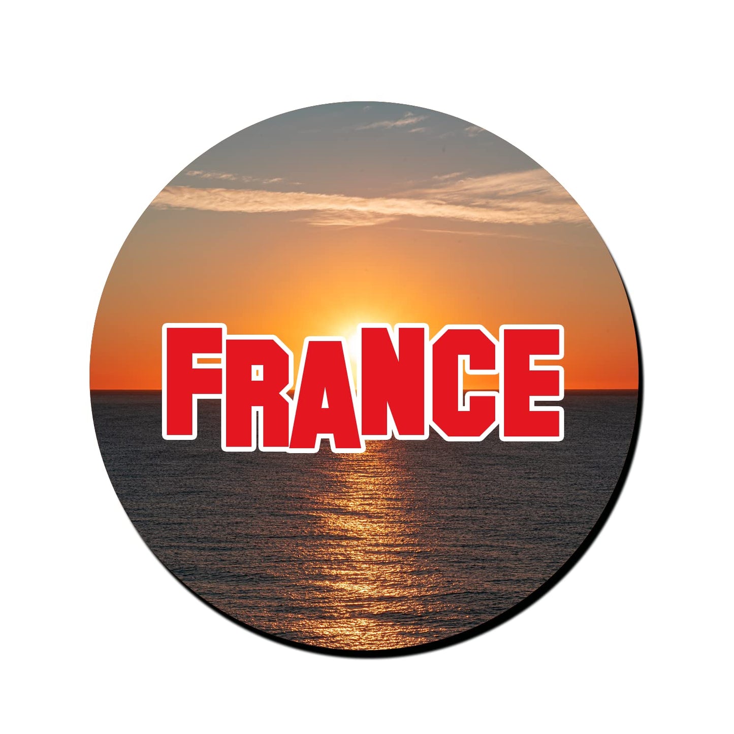 ShopTwiz France Travel Decorative Large Fridge Magnet