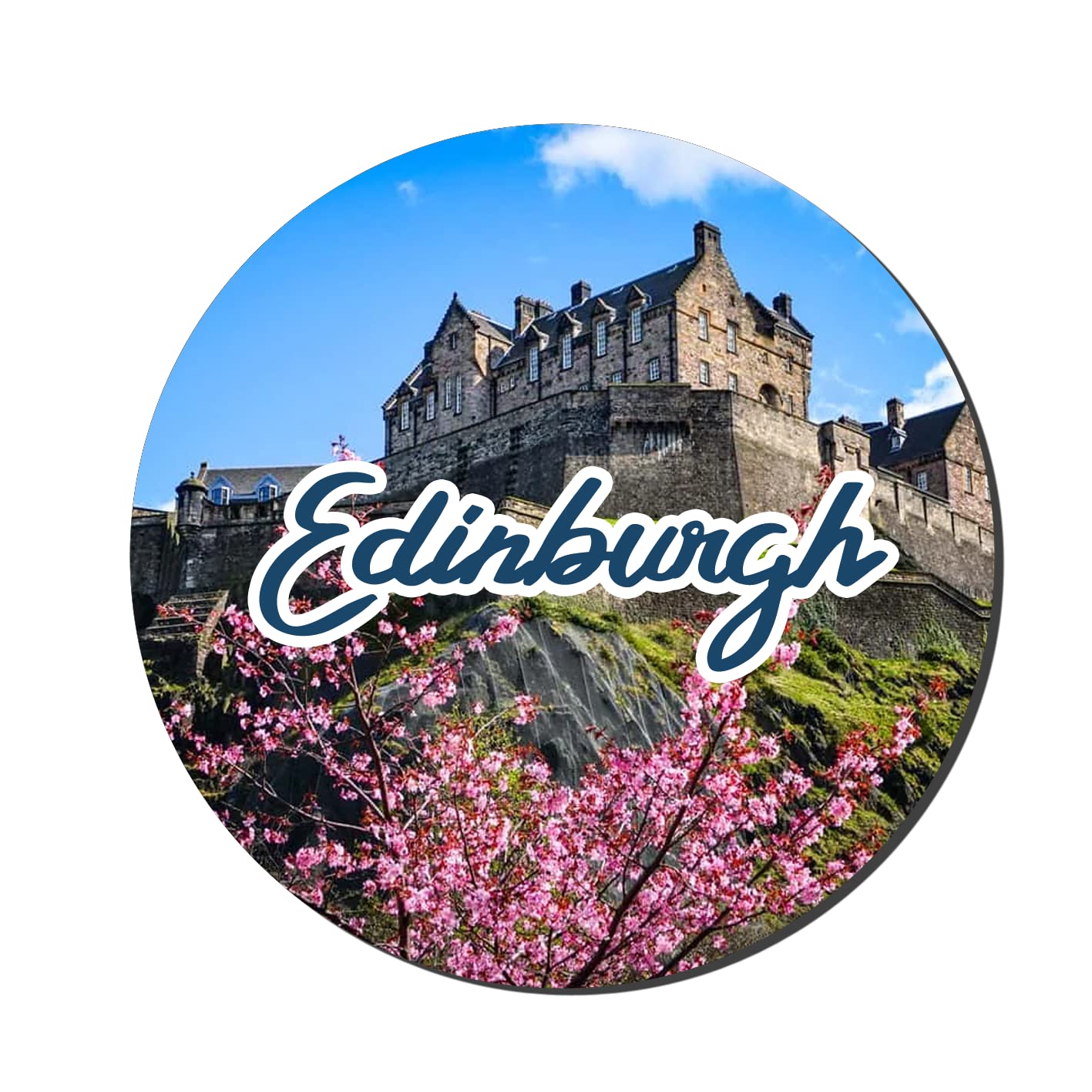 Prints and Cuts Edinburgh Large Decorative Large Fridge Magnet