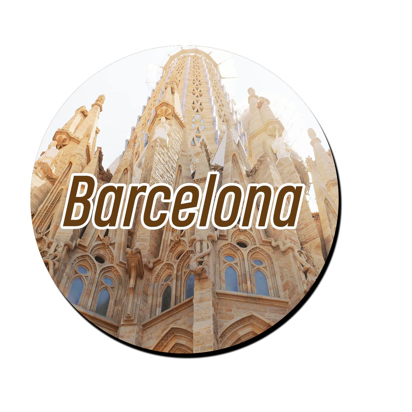 ShopTwiz Barcelona Lovely Decorative Large Fridge Magnet