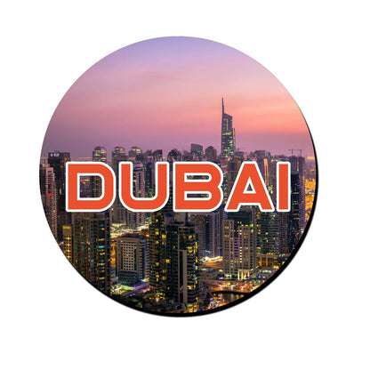 ShopTwiz Dubai City Decorative Large Fridge Magnet