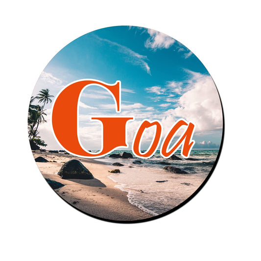 ShopTwiz Goa City Decorative Large Fridge Magnet