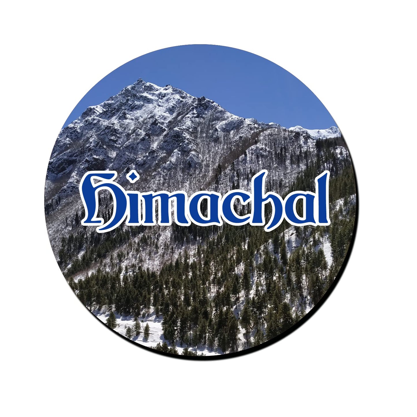 ShopTwiz Himachal Scenic Decorative Large Fridge Magnet