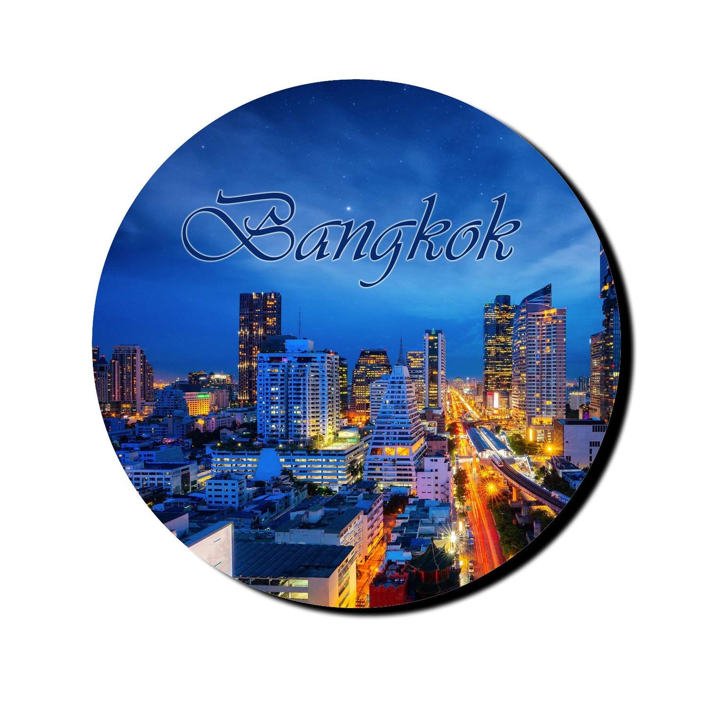 Turnhover Bangkok Fridge Magnet (Multicolour)