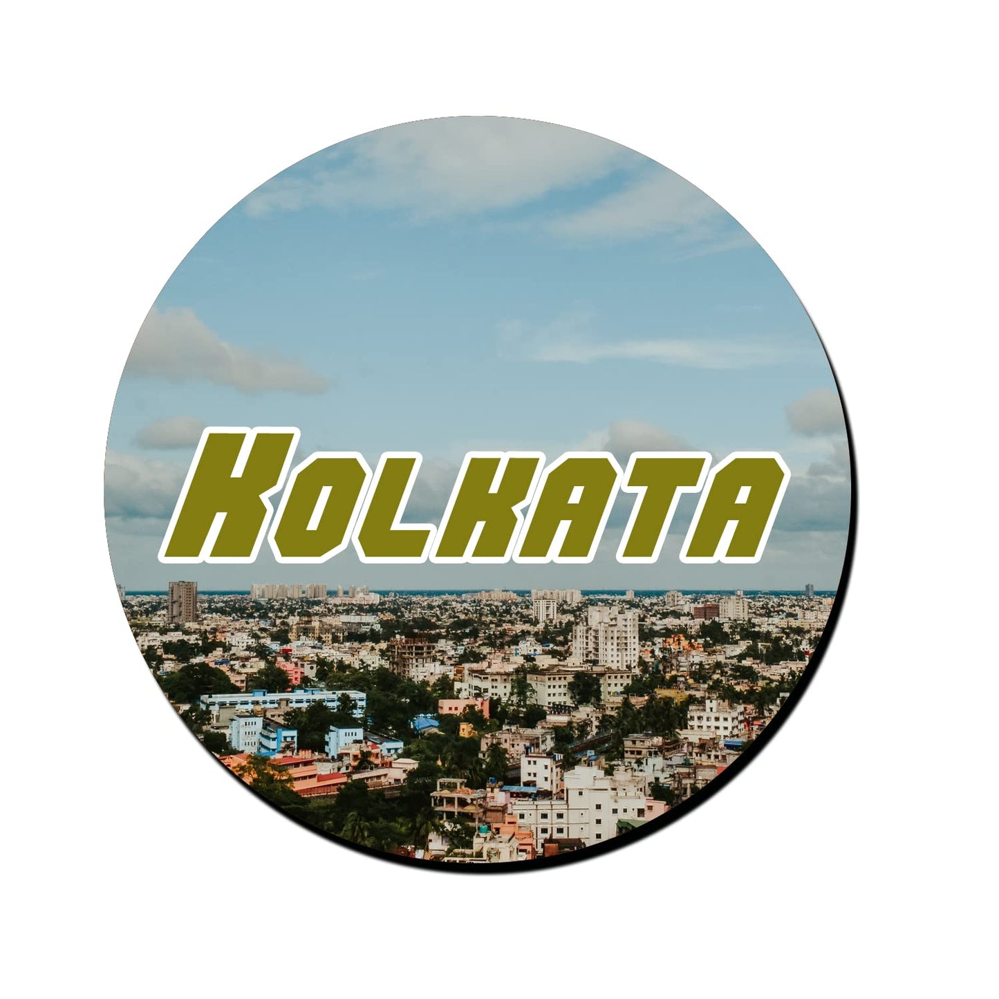 ShopTwiz Kolkata Decorative Large Fridge Magnet