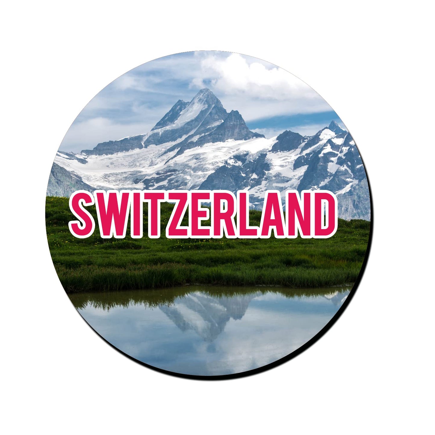 ShopTwiz Switzerland Decorative Large Fridge Magnet