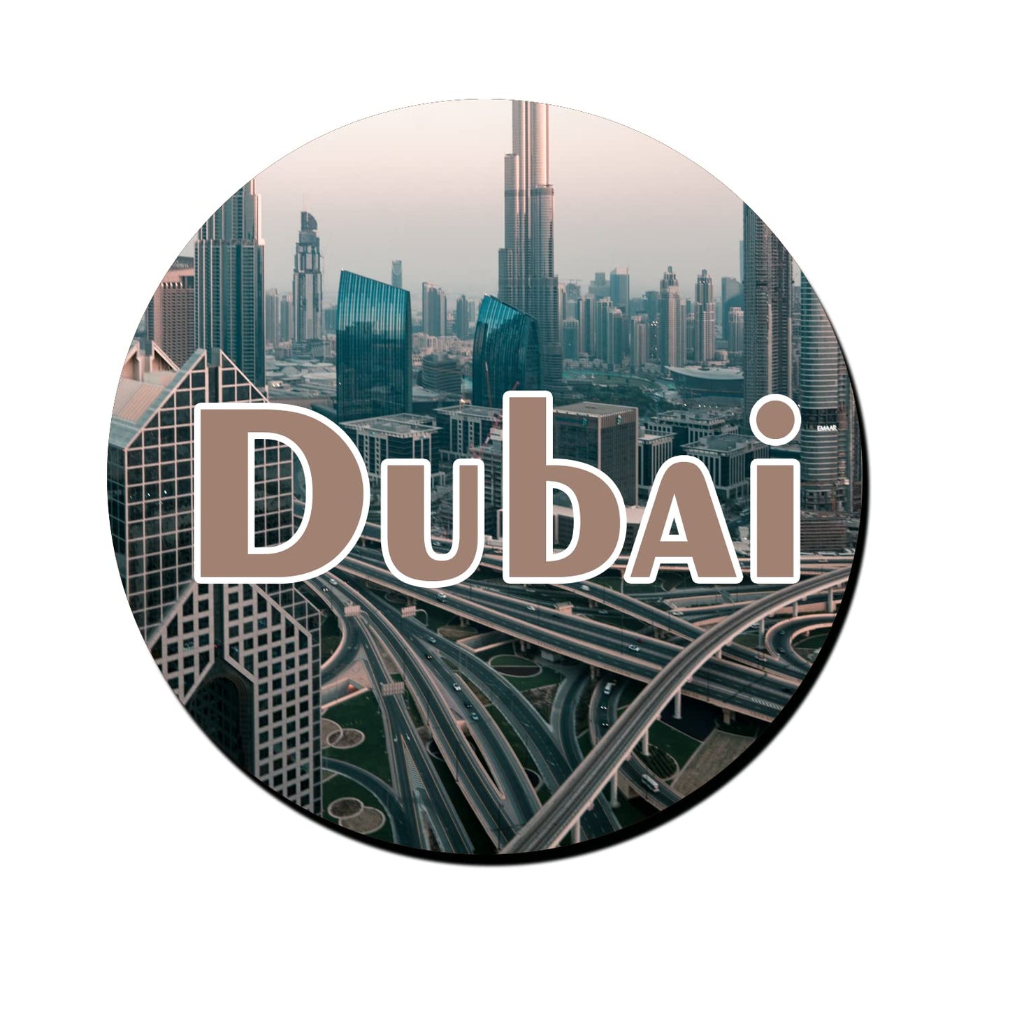 ShopTwiz Dubai Scenic Decorative Large Fridge Magnet