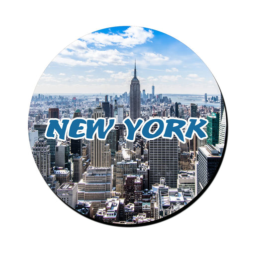 ShopTwiz New York Tour Decorative Large Fridge Magnet