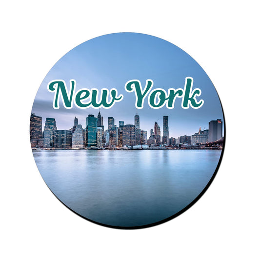 ShopTwiz New York Beauty Decorative Large Fridge Magnet