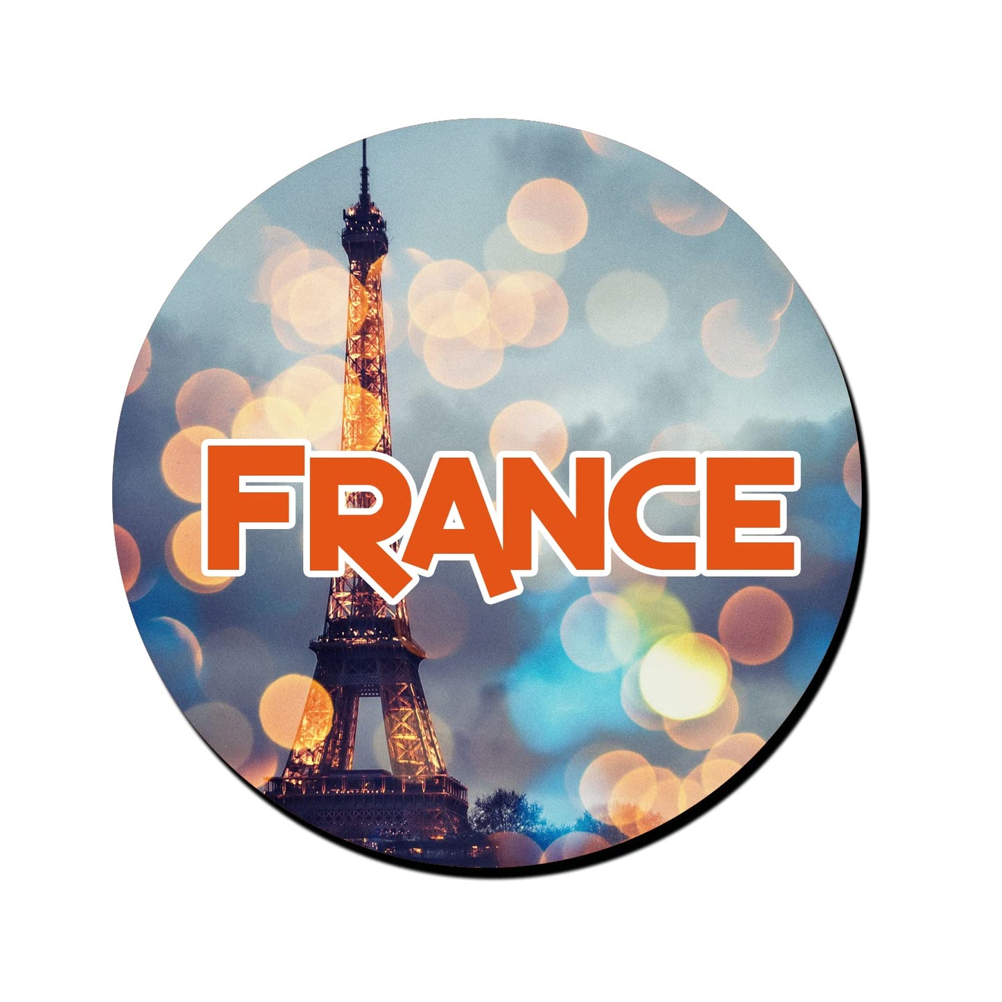 ShopTwiz France Tourism Decorative Large Fridge Magnet