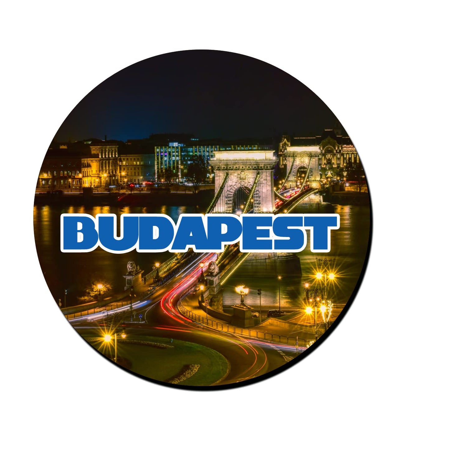 ShopTwiz Budapest Wonderland Decorative Large Fridge Magnet