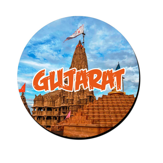 ShopTwiz Gujarat Paradise Decorative Large Fridge Magnet