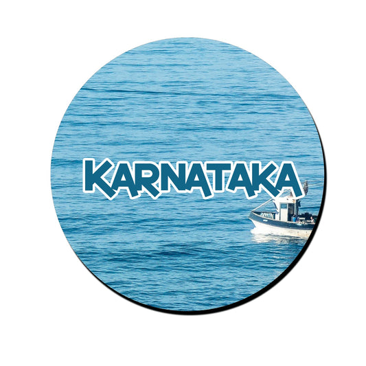 ShopTwiz Karnataka Scenic Decorative Large Fridge Magnet