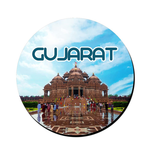 ShopTwiz Gujarat Decorative Large Fridge Magnet