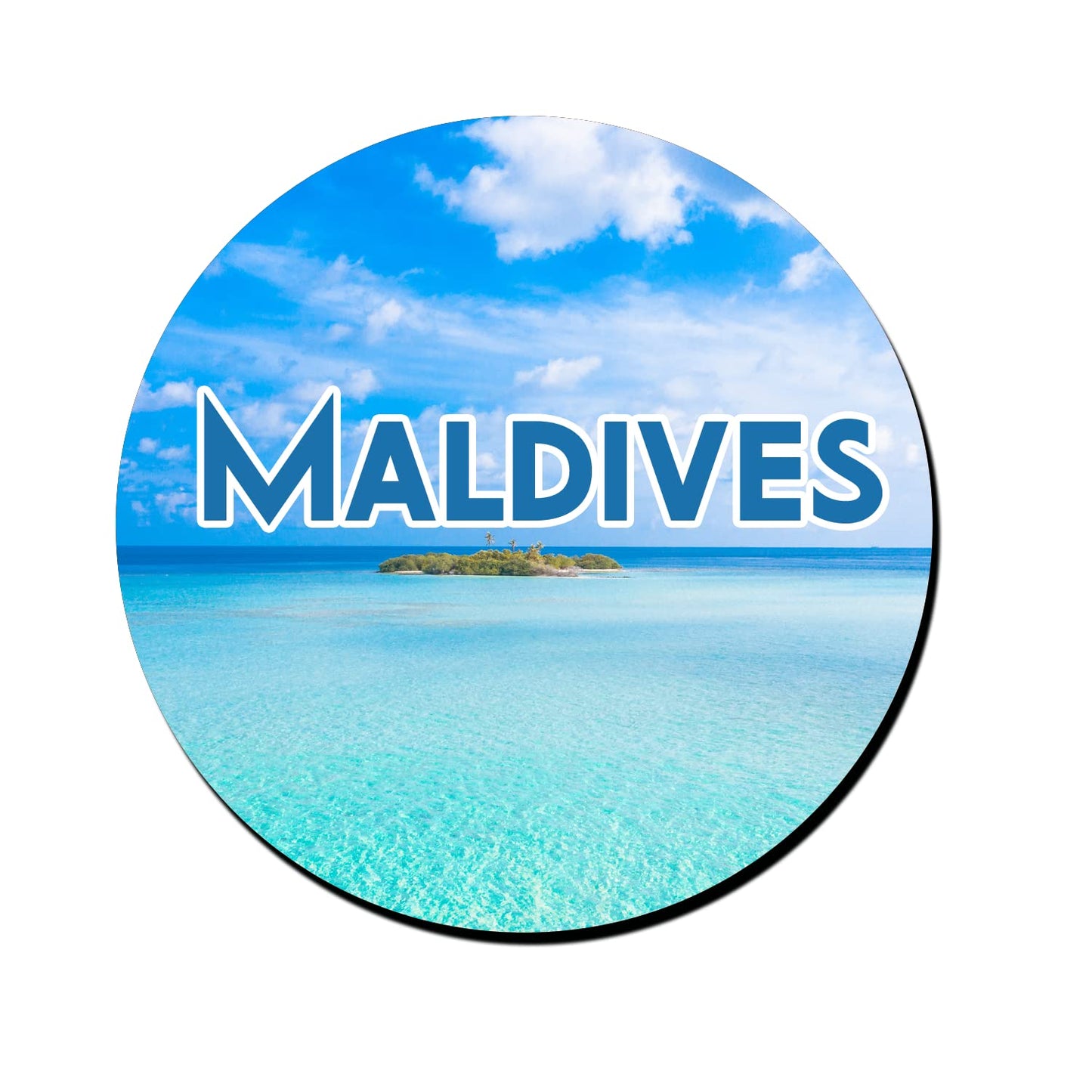 ShopTwiz Maldives Elegent Decorative Large Fridge Magnet