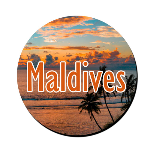 ShopTwiz Maldives Picture Decorative Large Fridge Magnet