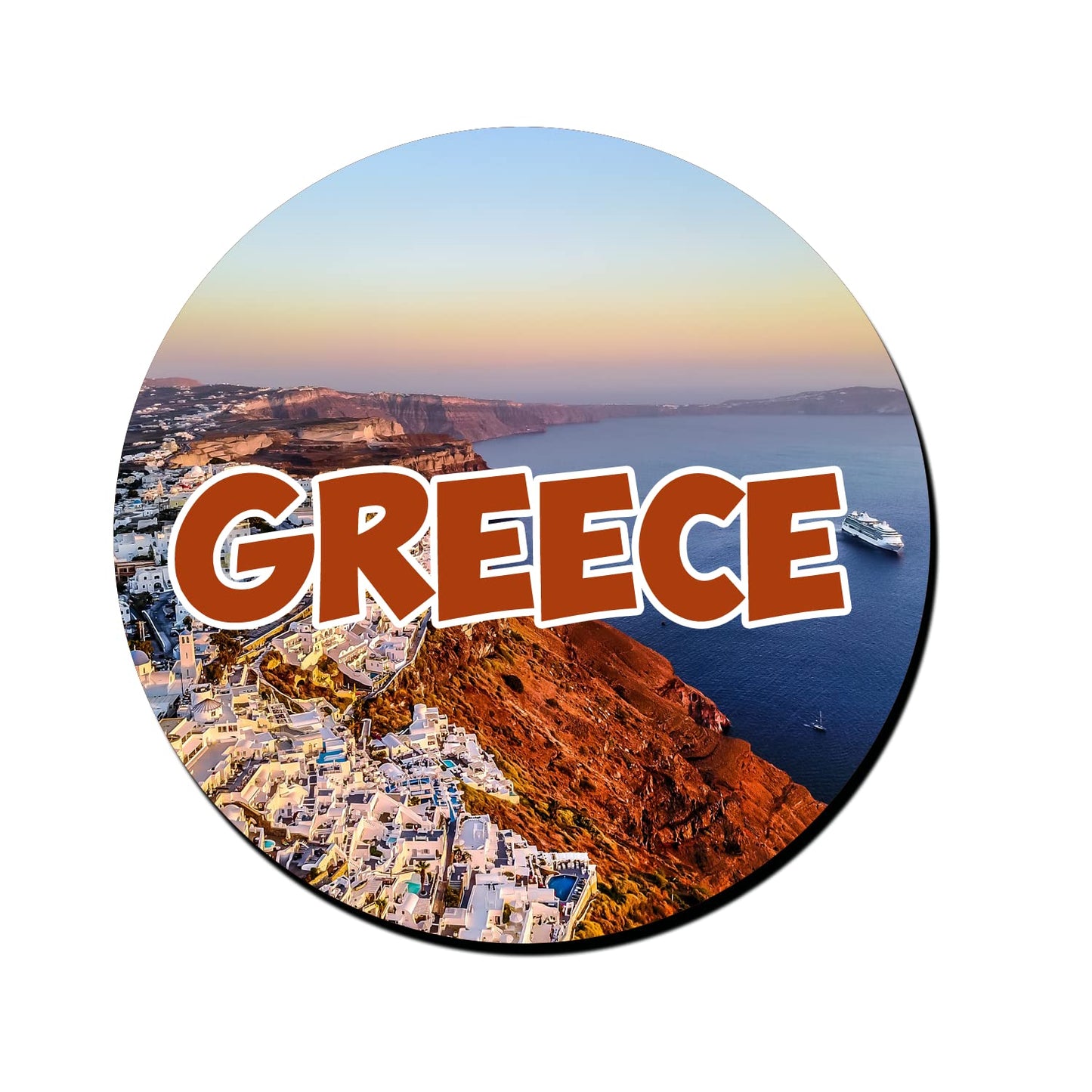 ShopTwiz Greece Alluring Decorative Large Fridge Magnet