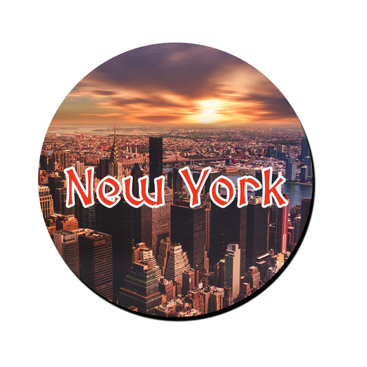 ShopTwiz New York Awesome Decorative Large Fridge Magnet