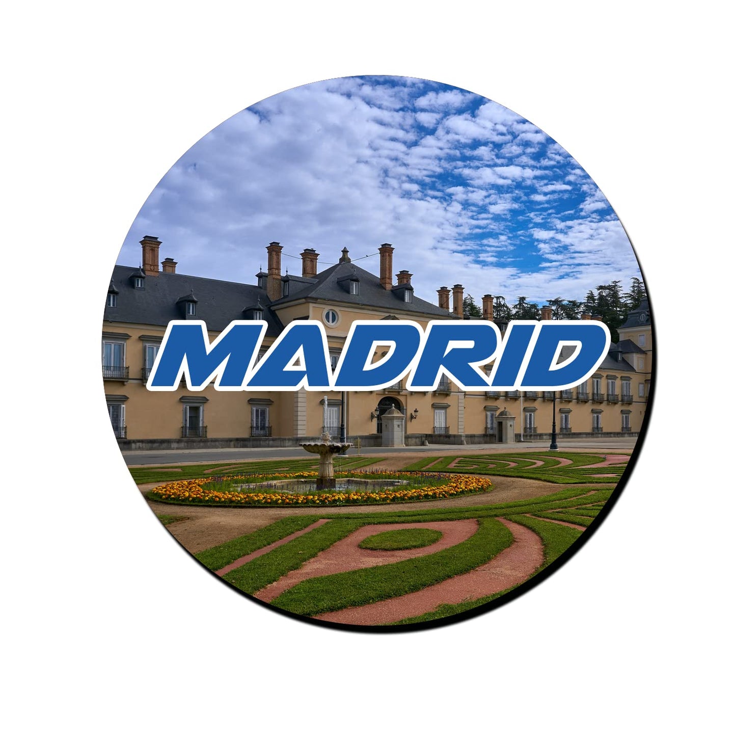 ShopTwiz Madrid City Decorative Large Fridge Magnet