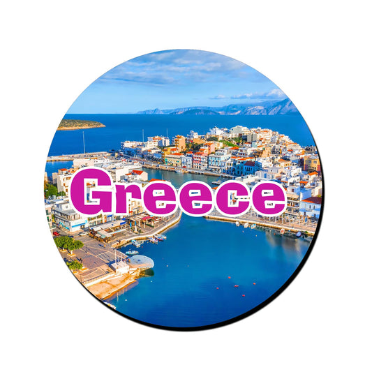 ShopTwiz Greece View Decorative Large Fridge Magnet