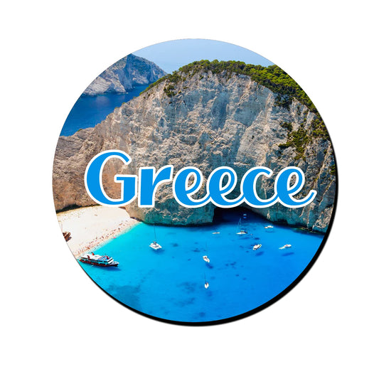 ShopTwiz Greece Collection Decorative Large Fridge Magnet