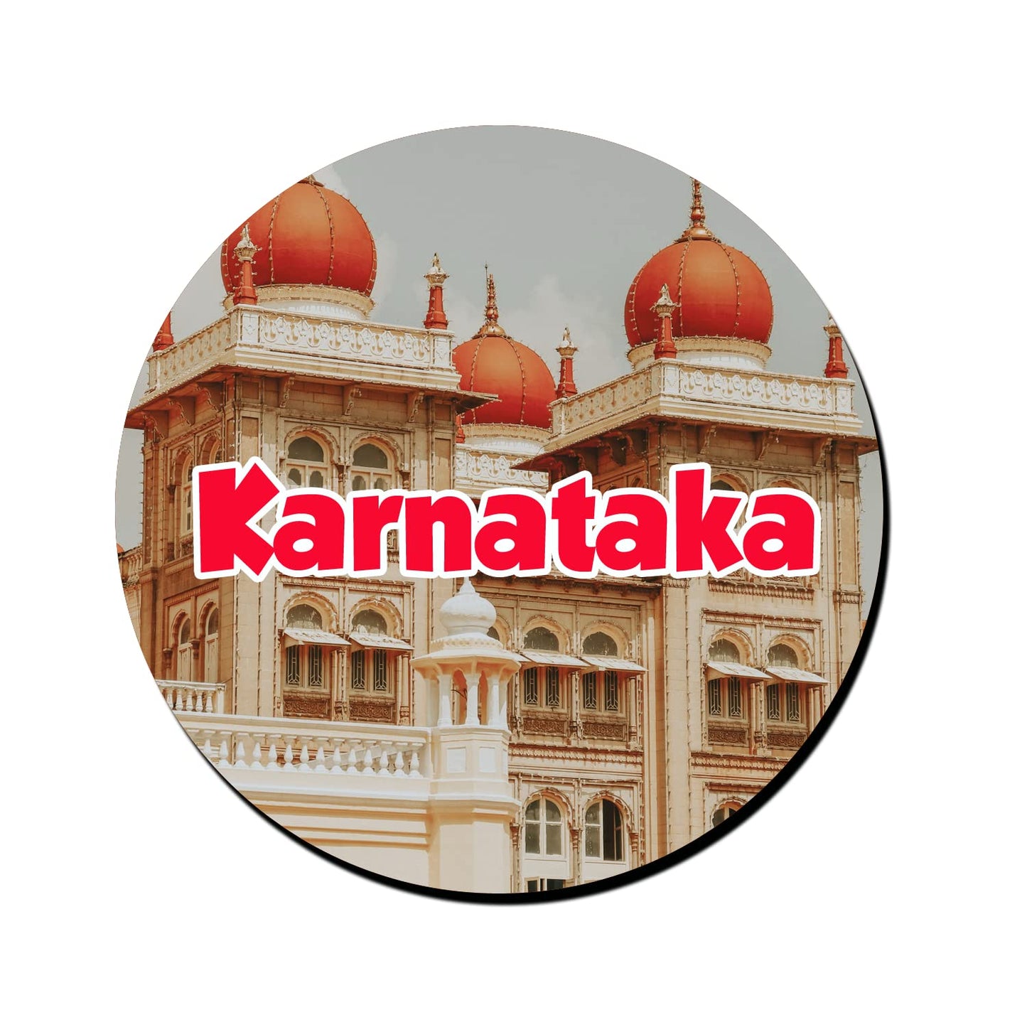 ShopTwiz Karnataka Beautiful Decorative Large Fridge Magnet