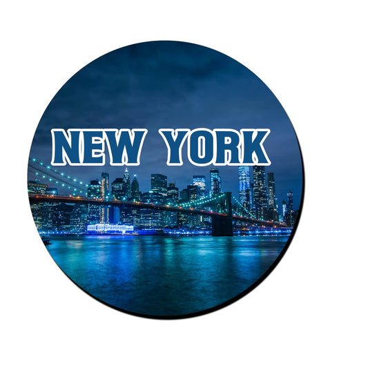 ShopTwiz New York Beautiful Decorative Large Fridge Magnet